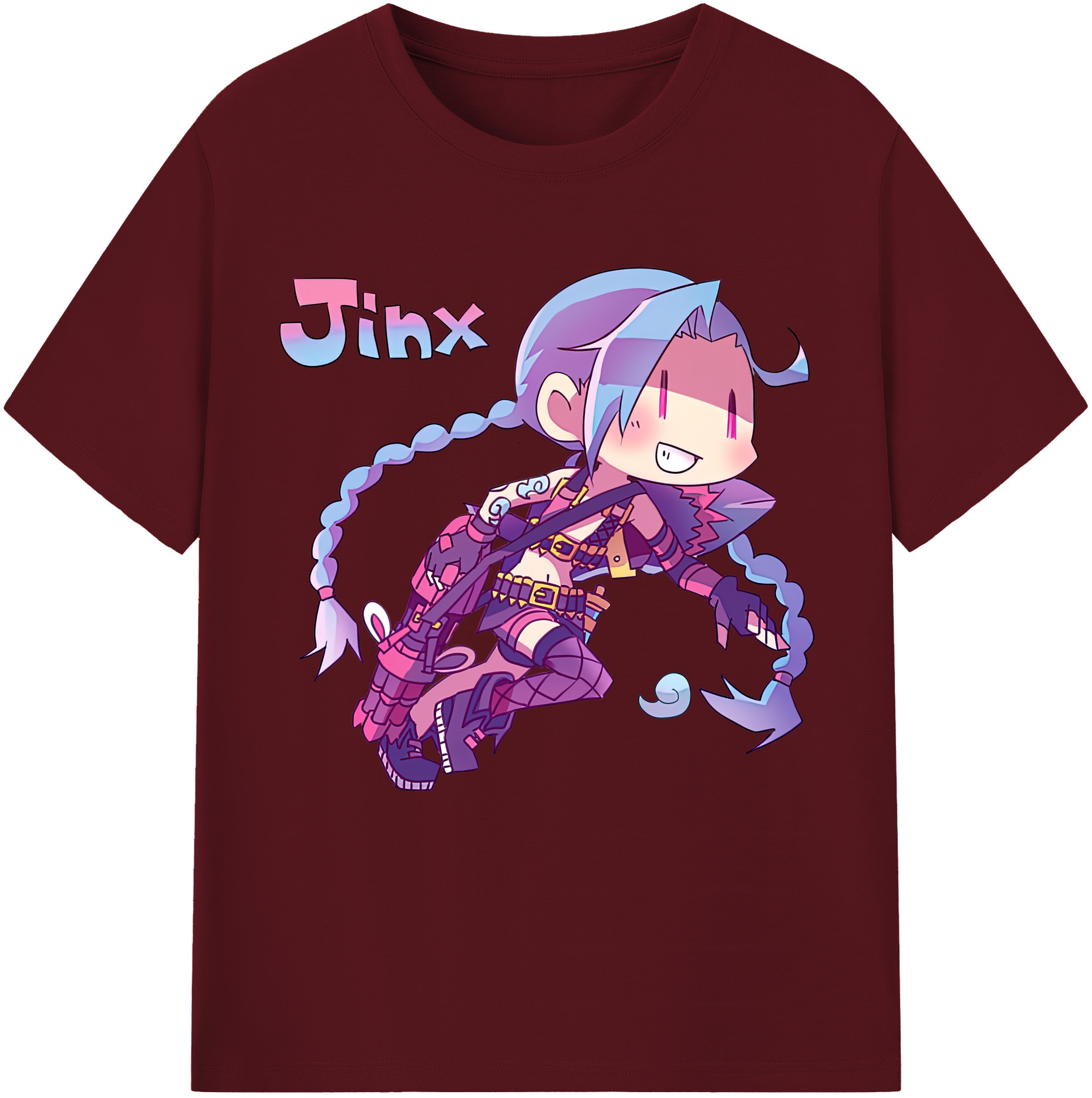 リーグ・オブ・レジェンド League of Legends LOL 綿100％半袖Tシャツ（フロントプリント）